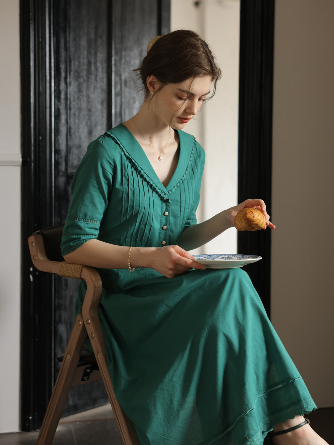 Juliette™ | Robe midi en coton