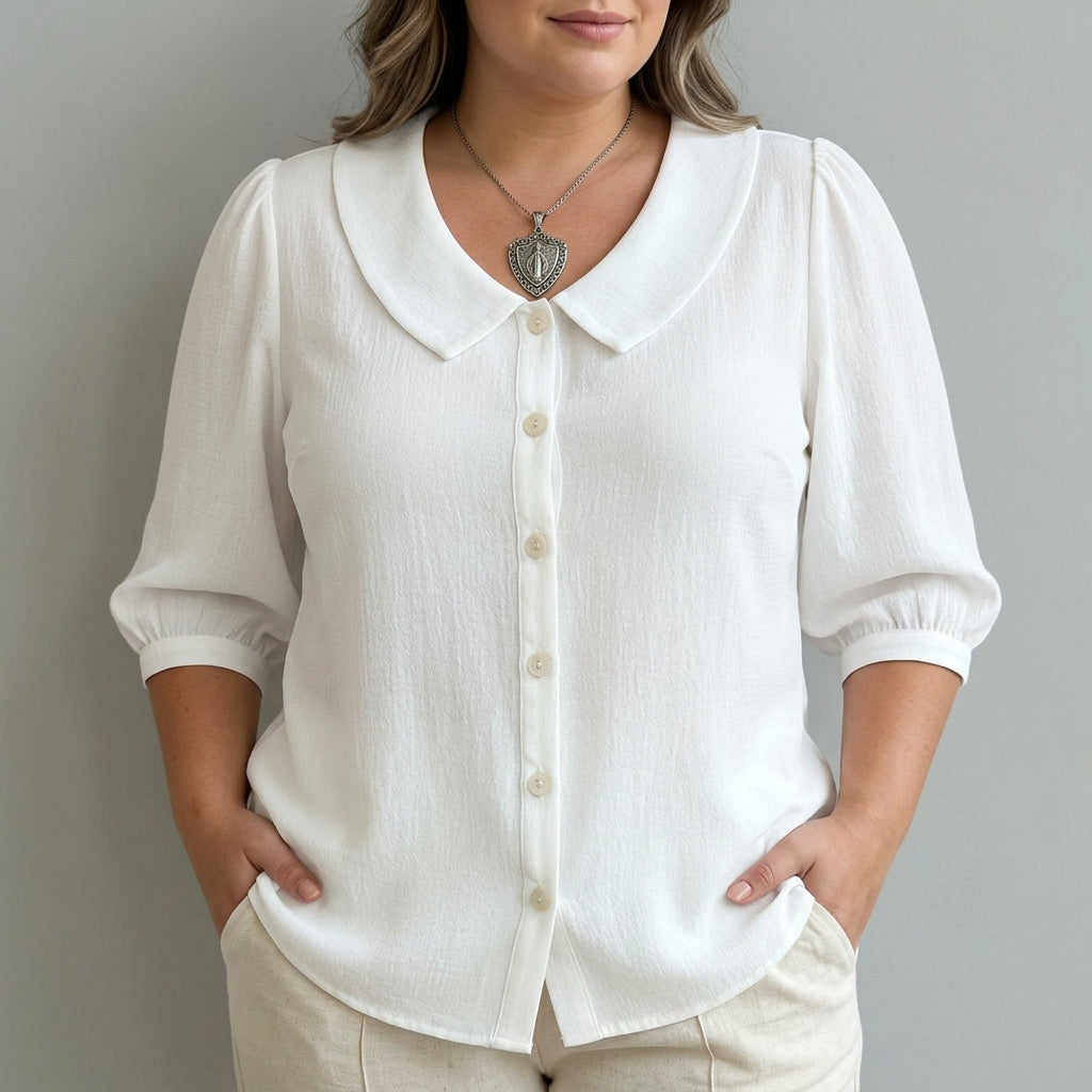 Sophia™ | Chemise décontractée unie