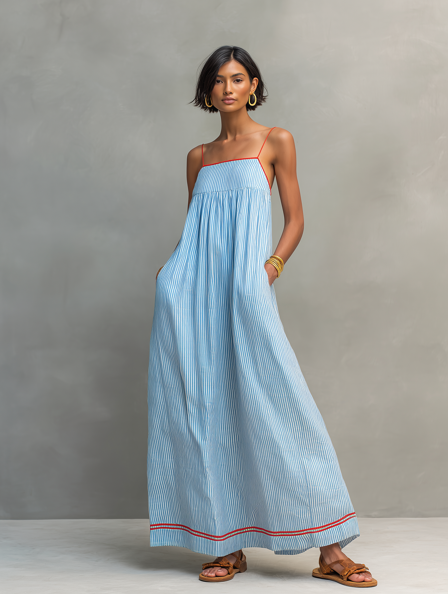 LOUNISSA™ | Robe Rayée
