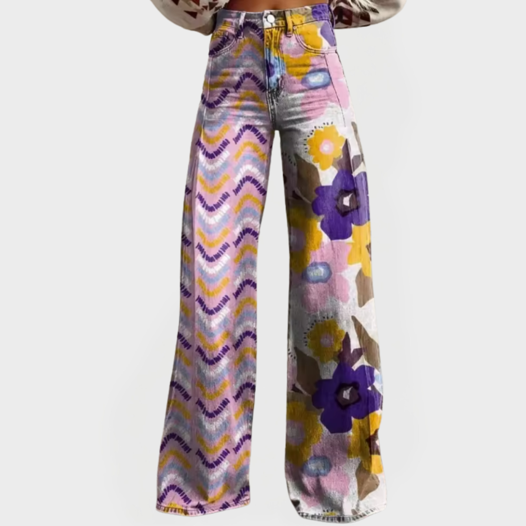 Artiqua™ | Pantalon à jambes larges à motifs