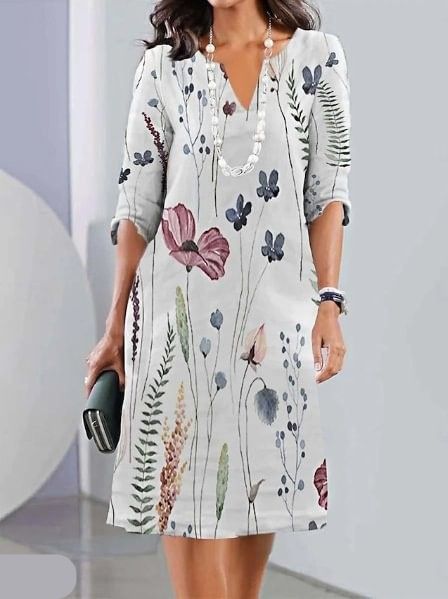 Eleanor | Mehrlagiges Blumenkleid
