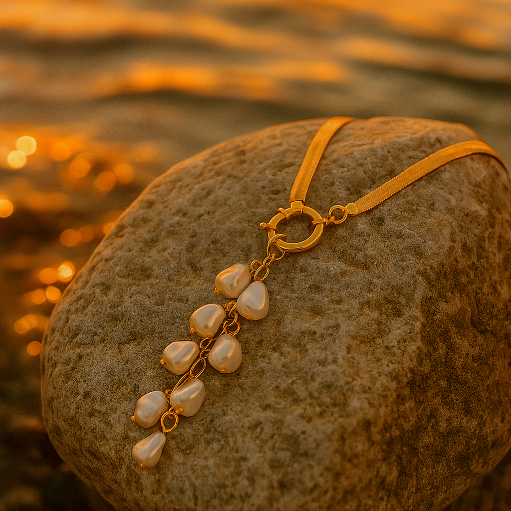 Heliora™ | Collier à cascade de perles