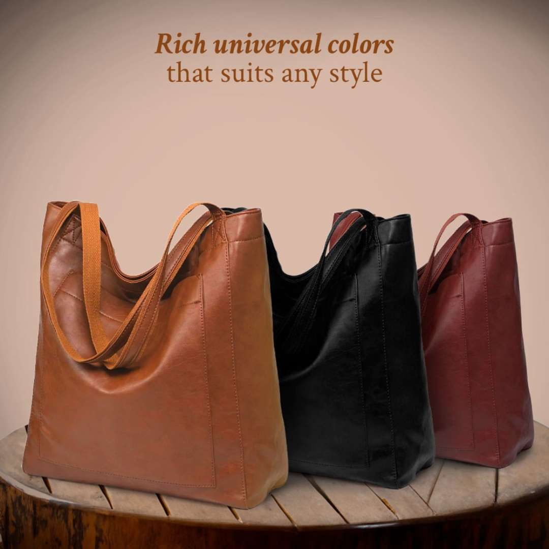 Carol™ | Cabas en cuir chic et moderne