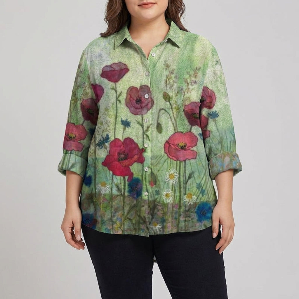 Juliette™ | Blouse d’été en lin élégante