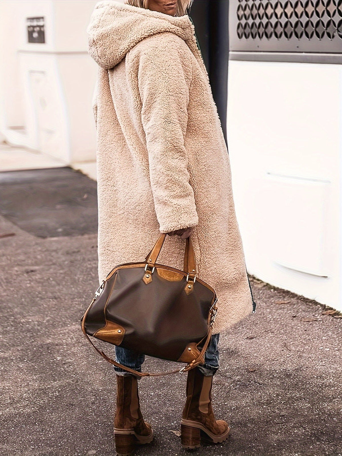 Camille | Manteau long réversible et douillet