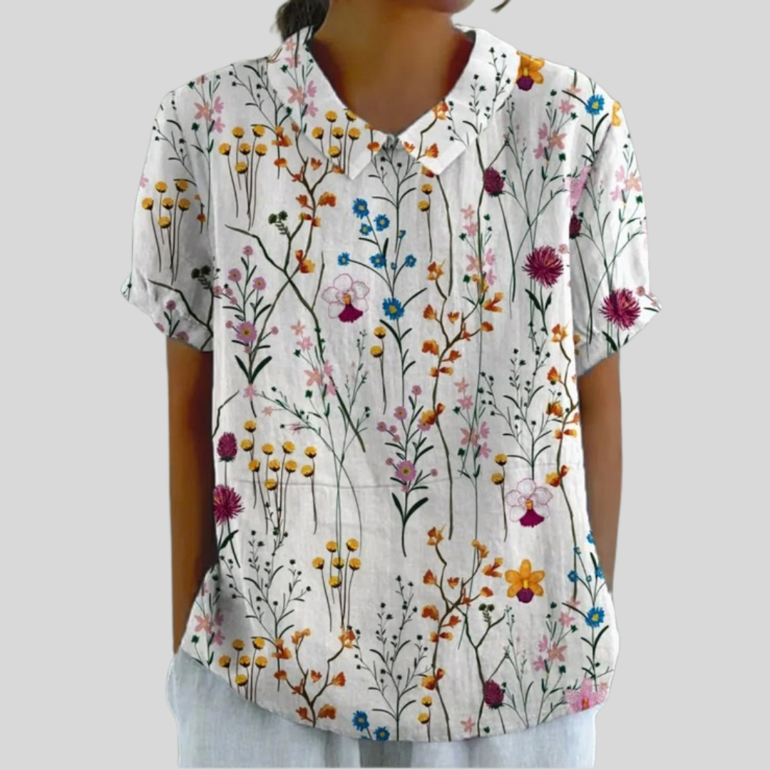 Éliane™ | Blouse jardin sauvage