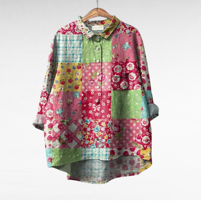 Esmée™ | Blouse florale artistique
