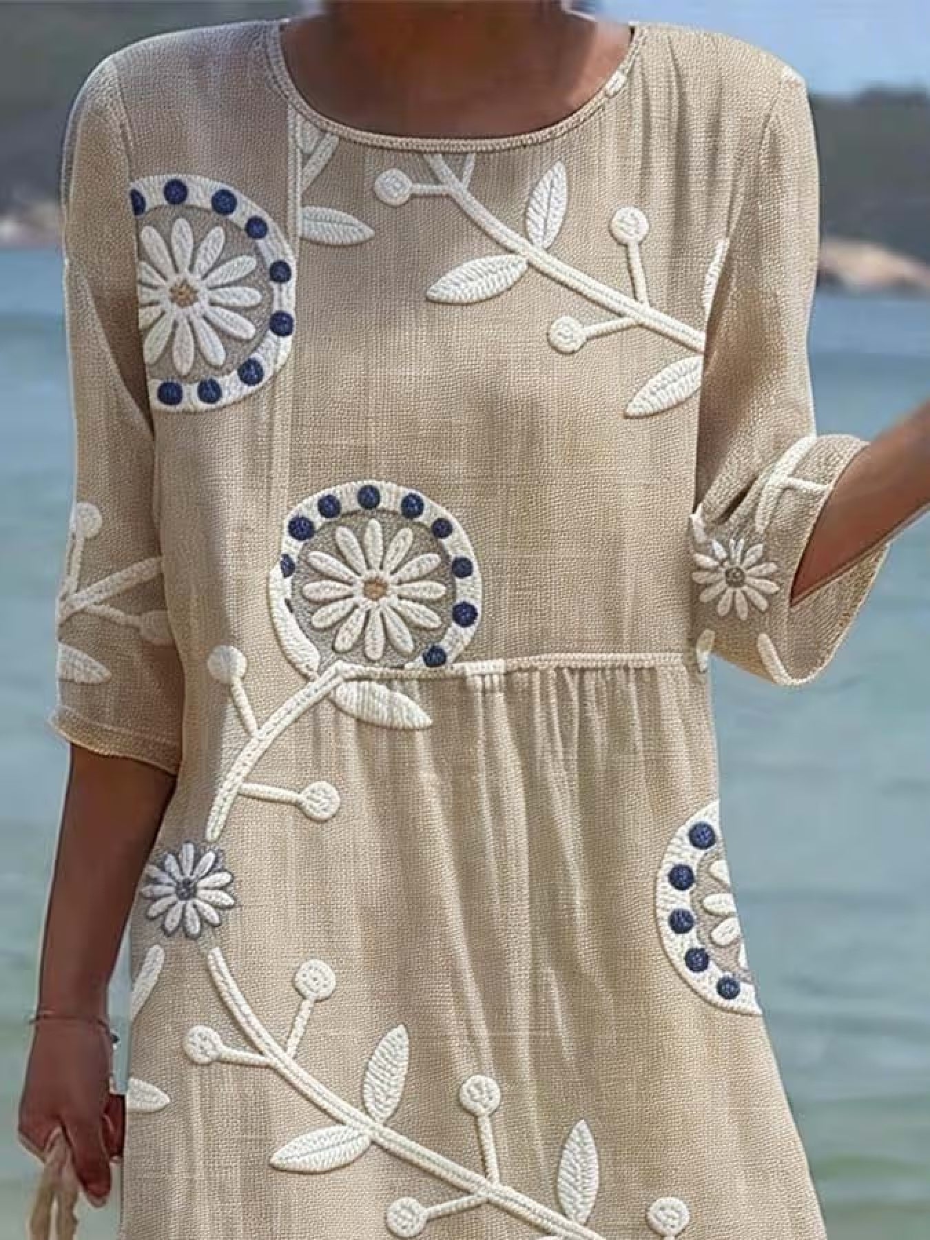 Rosavelle™ | Robe décontractée manches mi-longues