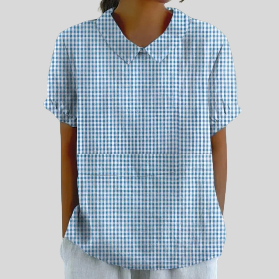 Adèle™ | Blouse à carreaux classiques