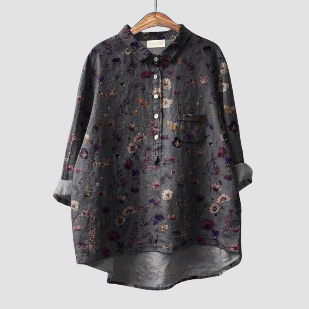 Quitterie™ | Blouse florale subtile