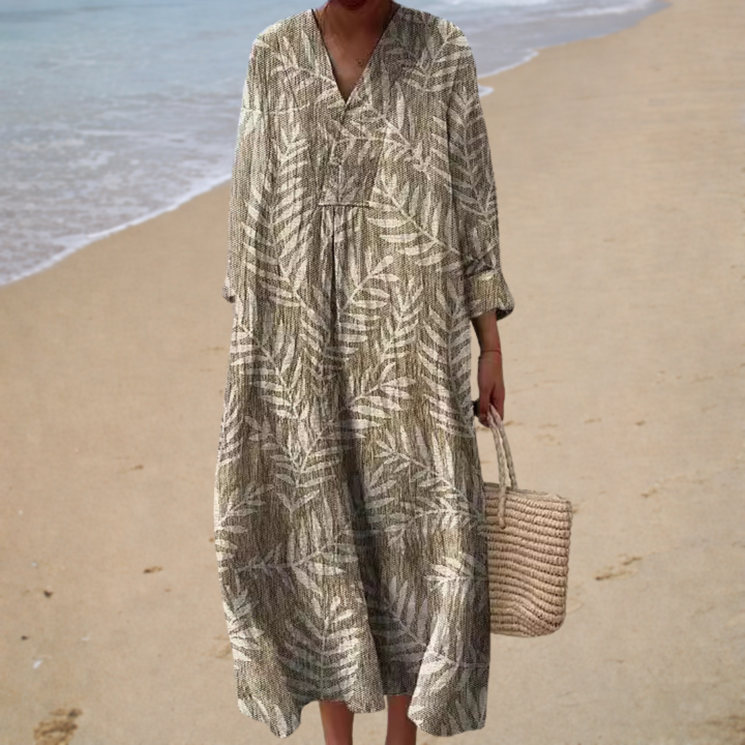 Léonie™ | Robe Longue Nature Élégante