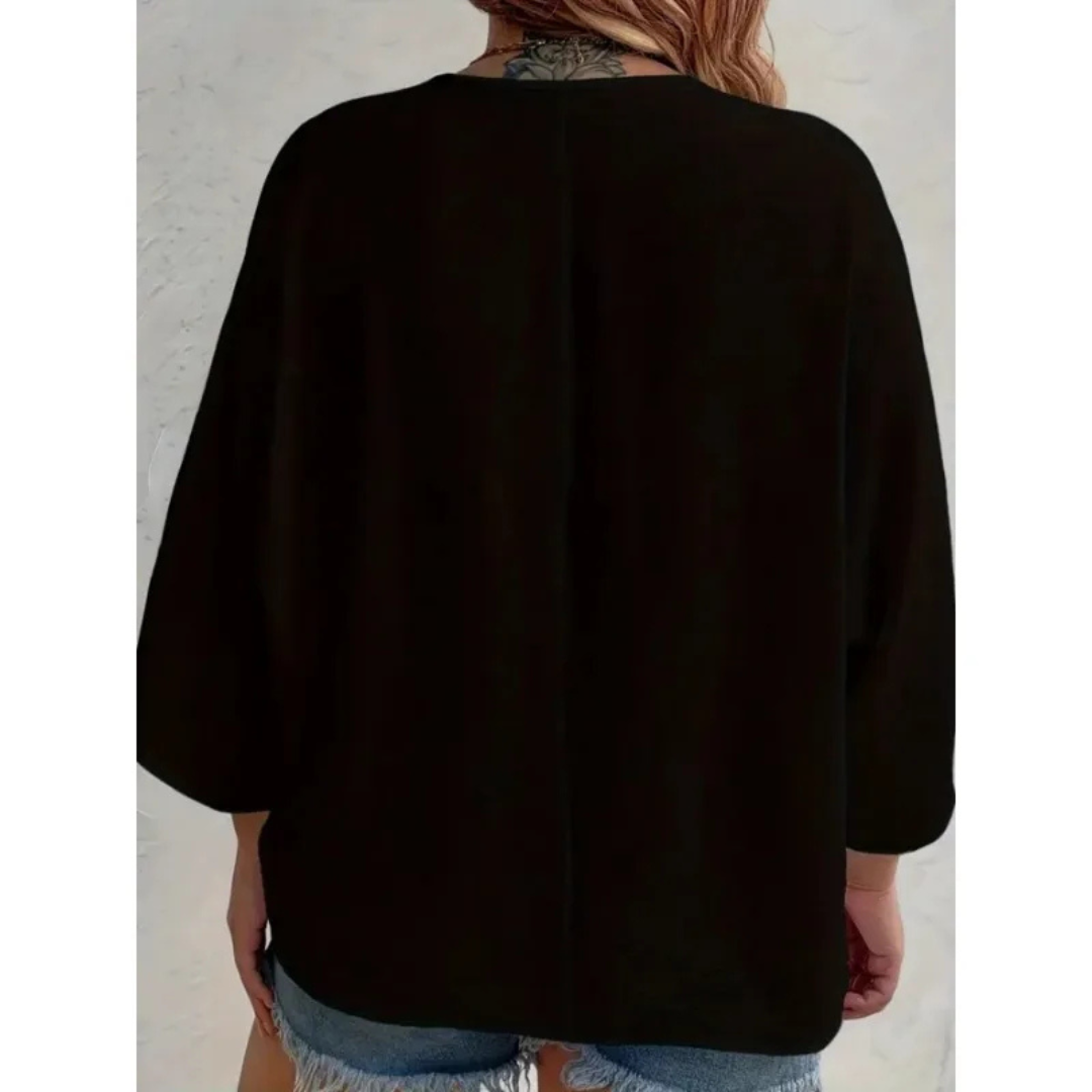 Dorothy™ | Elegantes V-Ausschnitt-Top mit Knopfleiste