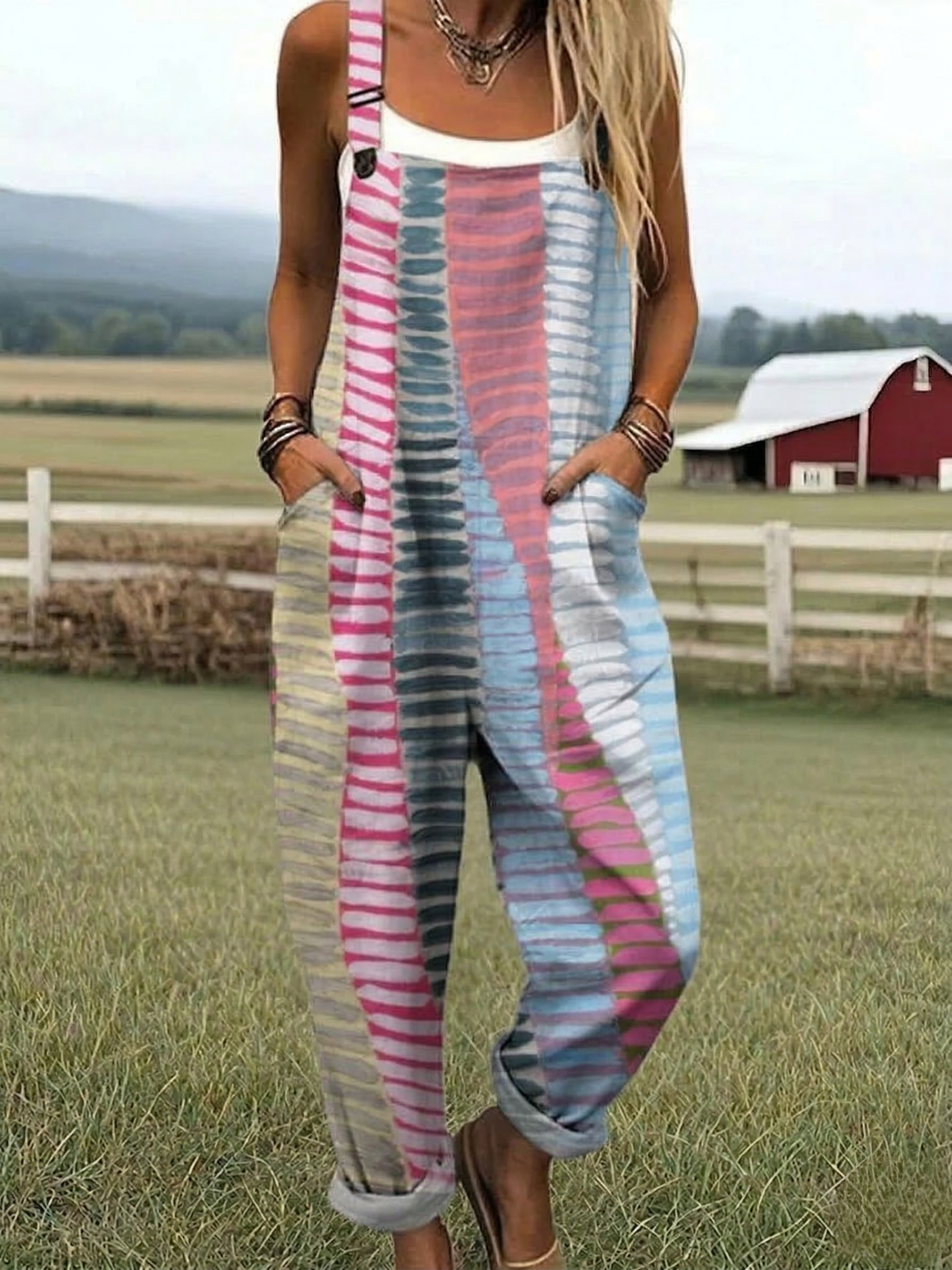 Vivienne™ | Gestreifter Overall