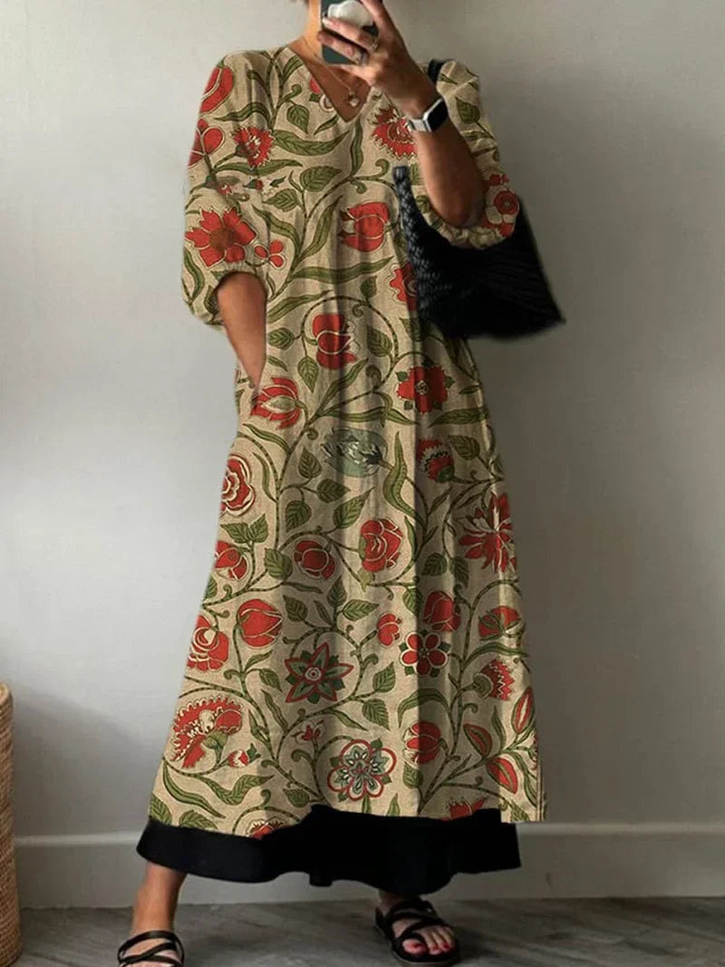 Elegantes Kleid mit Tati-Druck