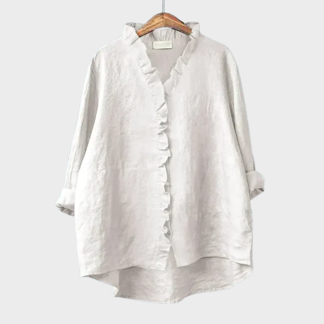 Célestine™ | Blouse délicate à volants