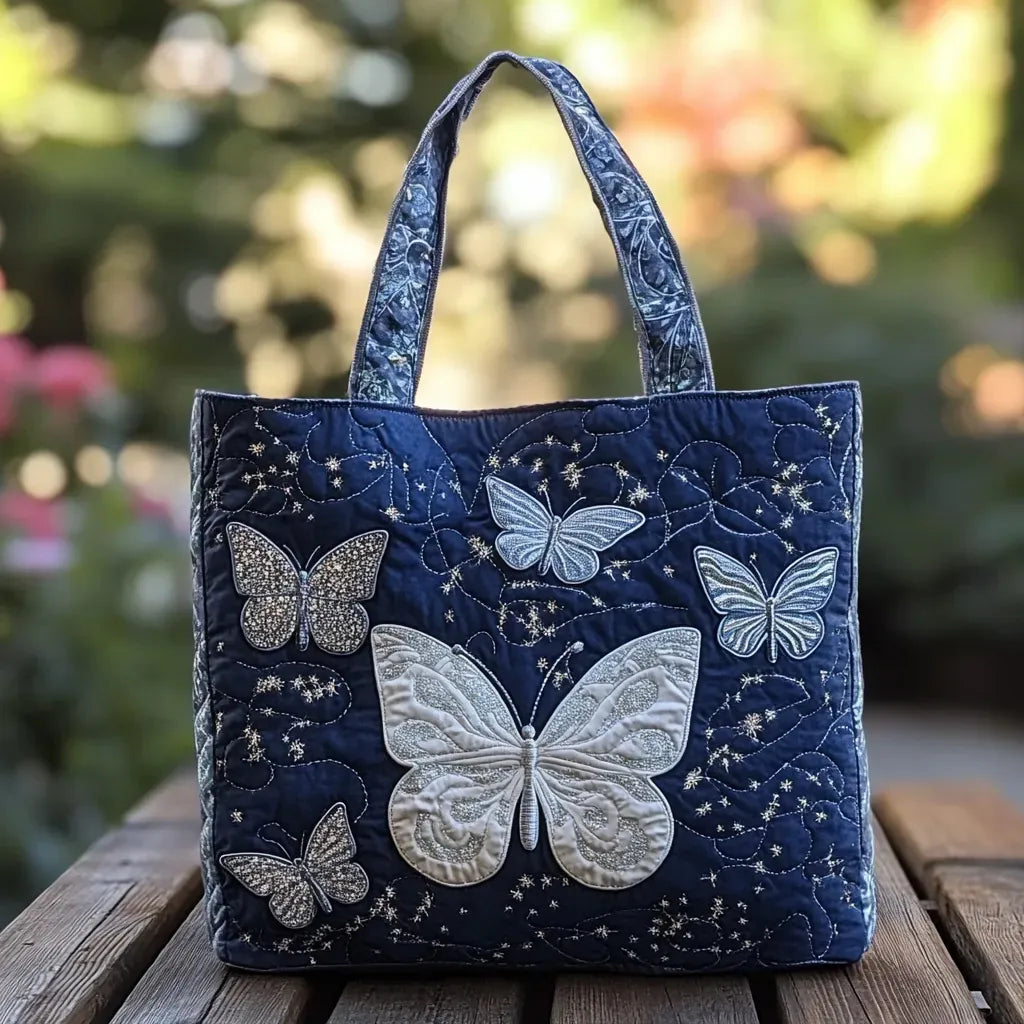 ARGENTIA™ | SAC CABAS ARTISANAL DOUBLÉ (ARGENT)