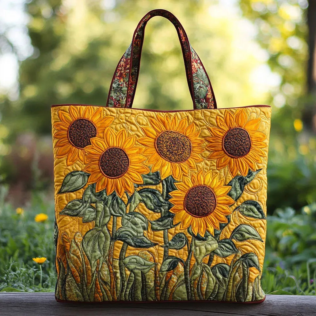 TOURNESOL CLASSIQUE™ | SAC CABAS ARTISANAL DOUBLÉ (TOURNESOL)