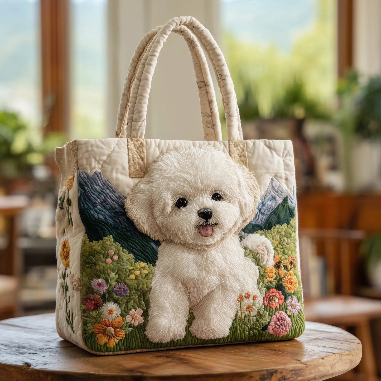PAWTELASSÉ™ | SAC CABAS MATELASSÉ ARTISANAL POUR CHIENS