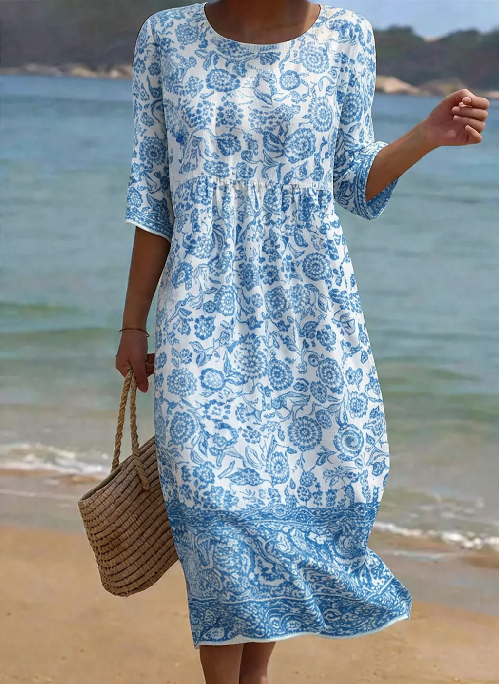 Kalliope™ | Robe longue à imprimé floral