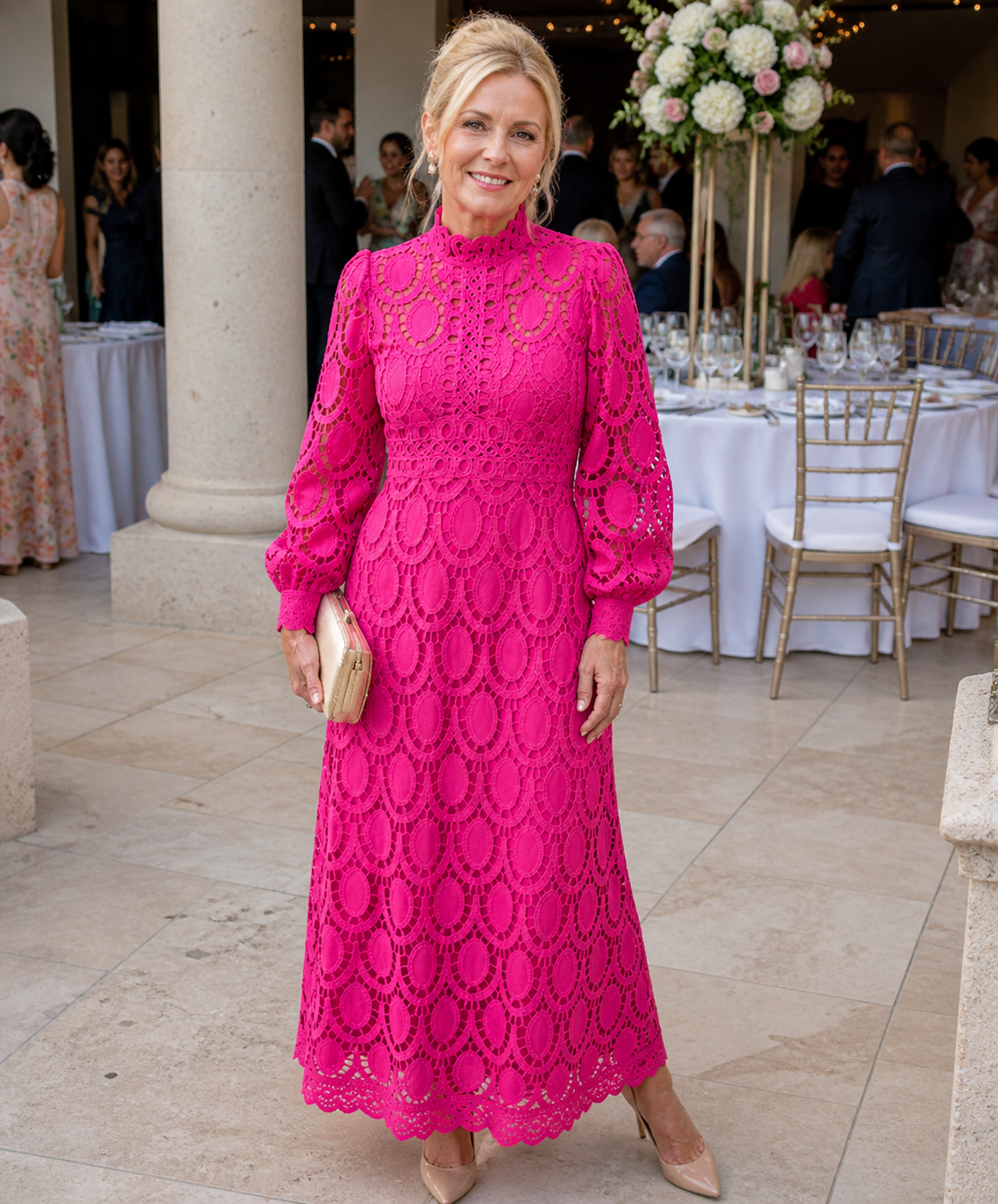 ELOAH™ | ROBE MIDI EN DENTELLE