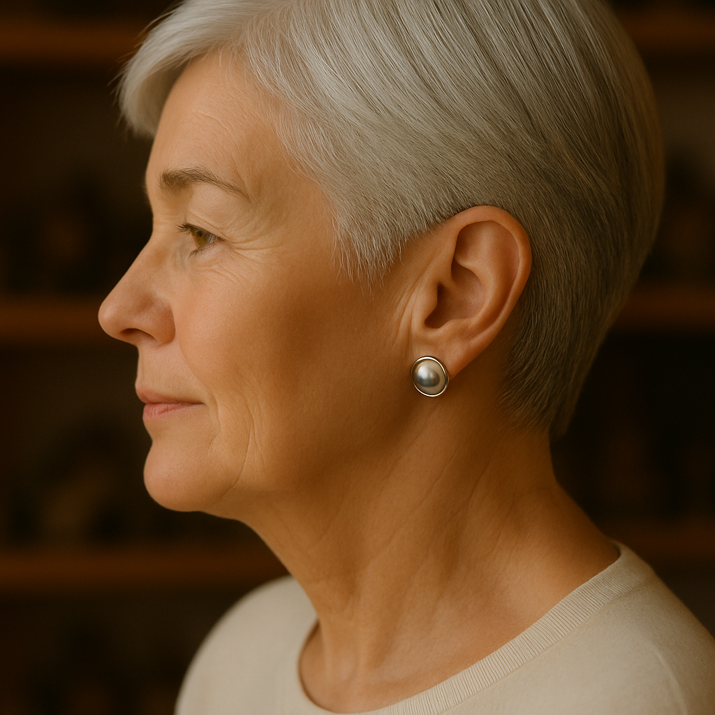 Nadia™ | Boucles d’oreilles avec perles noires