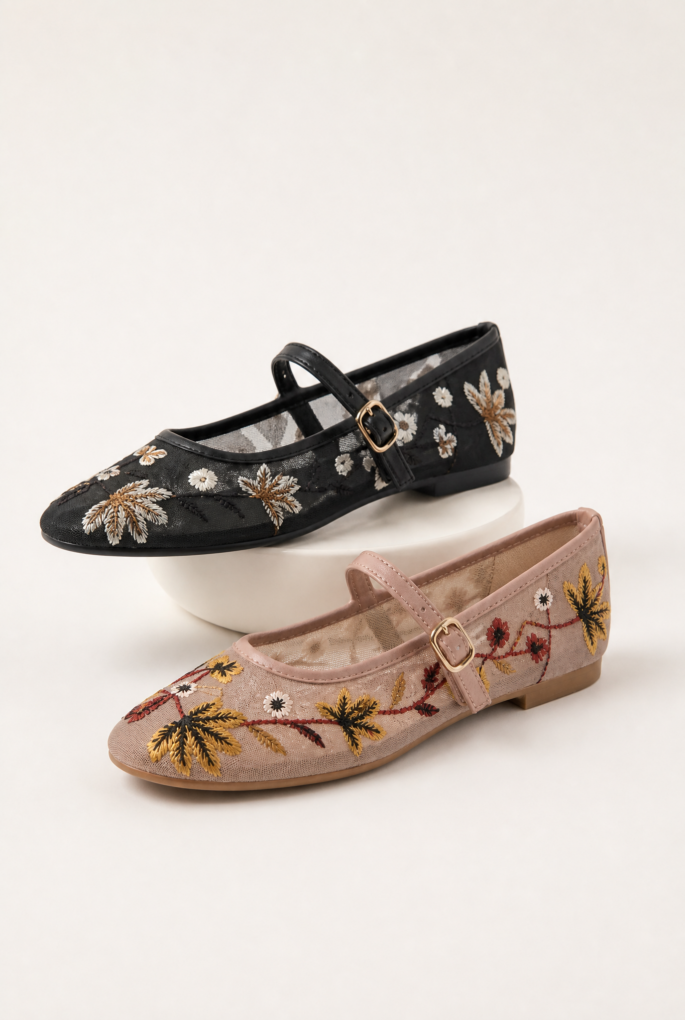 LACÉLIA™ | BALLERINE EN DENTELLE BRODÉE