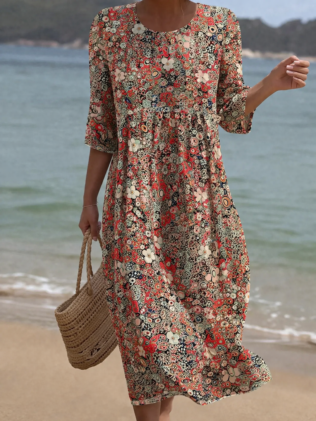 Queenie™ | Robe maxi fleurie élégante