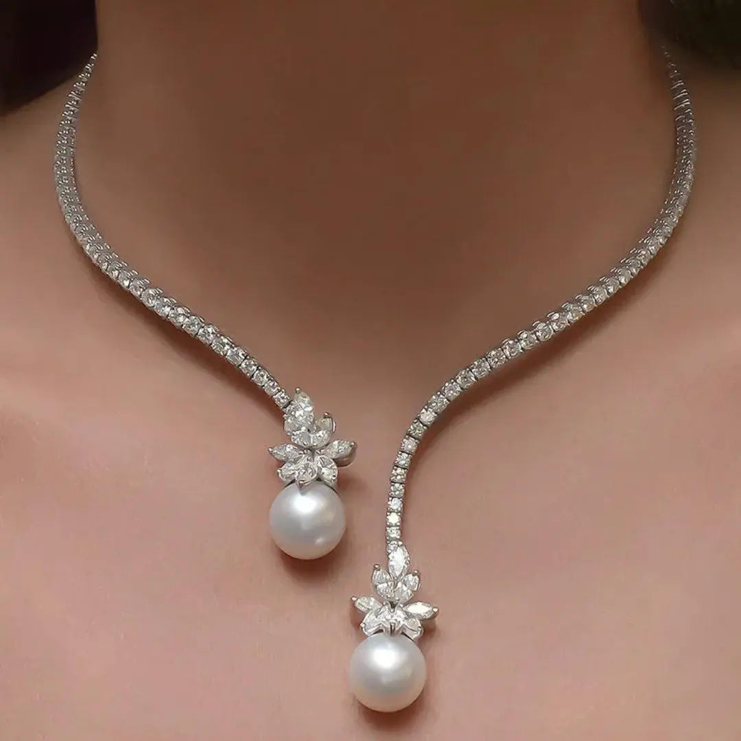 Ruby™ | Collier lumineux avec perles en argent sterling