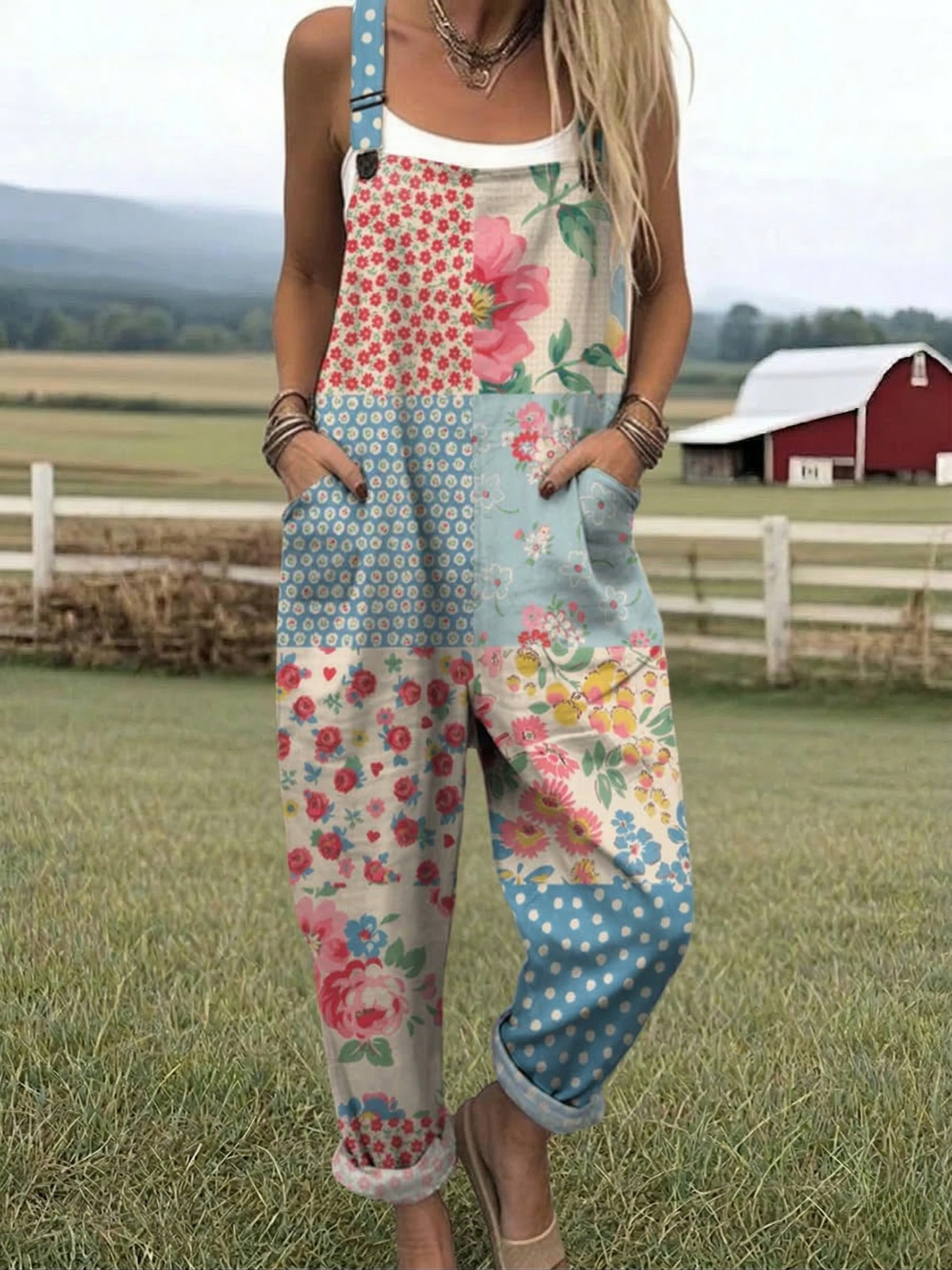 Clara™ | Patchwork-Overall