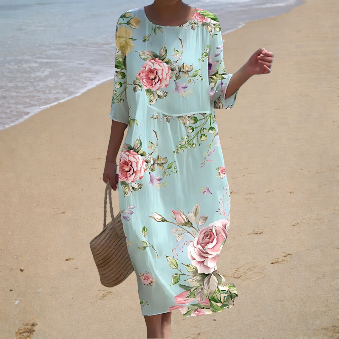 Joséphine™ | Robe Midi Fleurie
