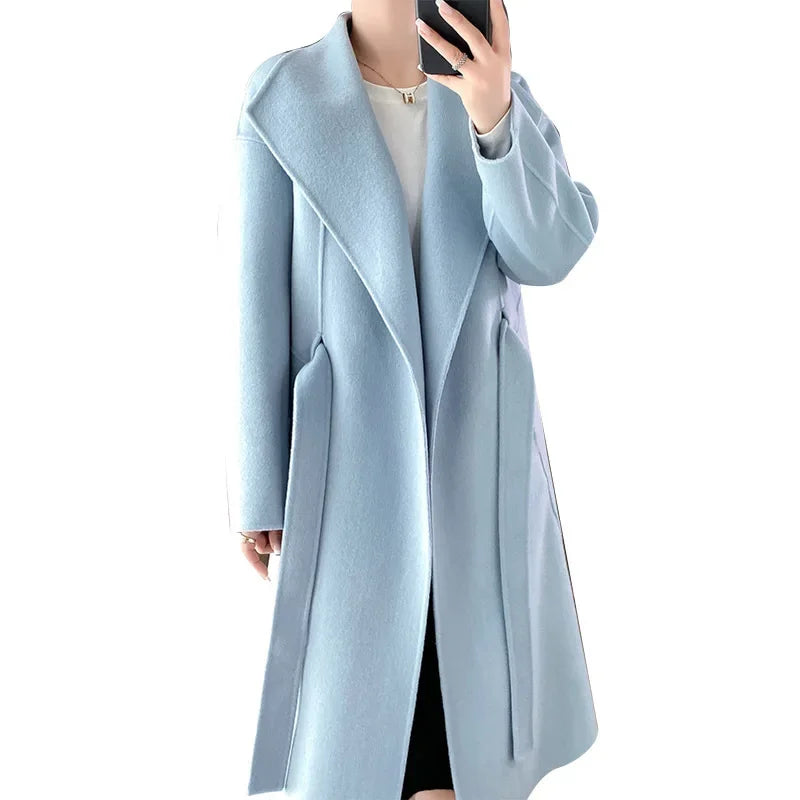Juliette™ | Manteau en cachemire à ceinture