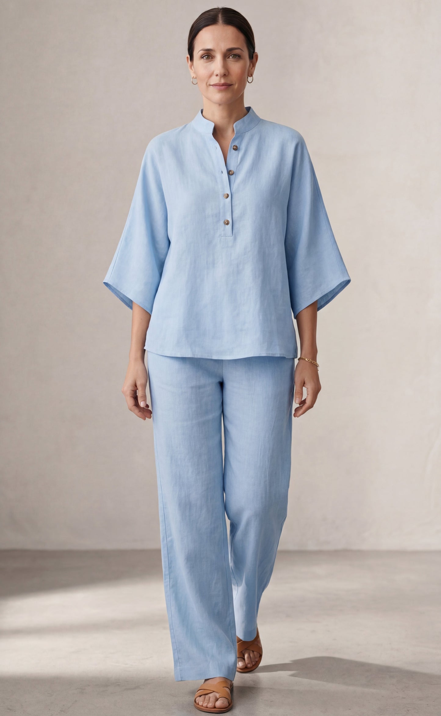 Mariel™ | Ensemble 2 pièces effet lin