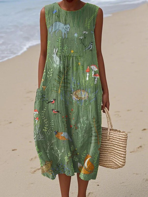 Hope™ Midi-Kleid Woodland