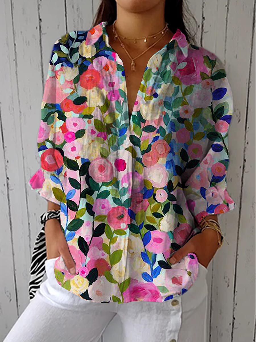 Frida™ | Blumenbluse