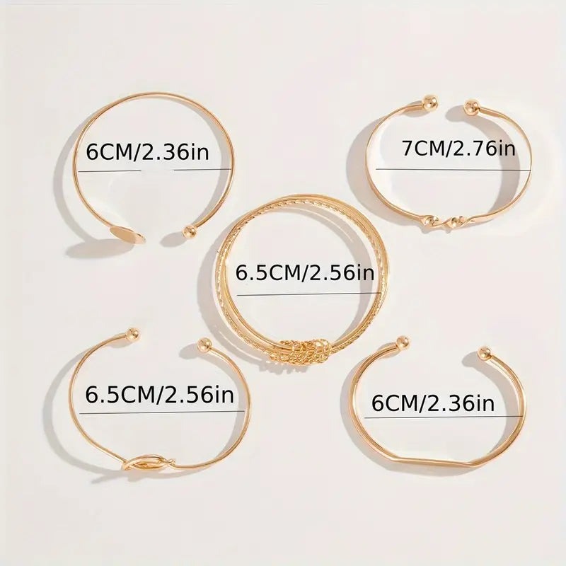 Nereida™ | Ensemble élégant avec bracelet en or