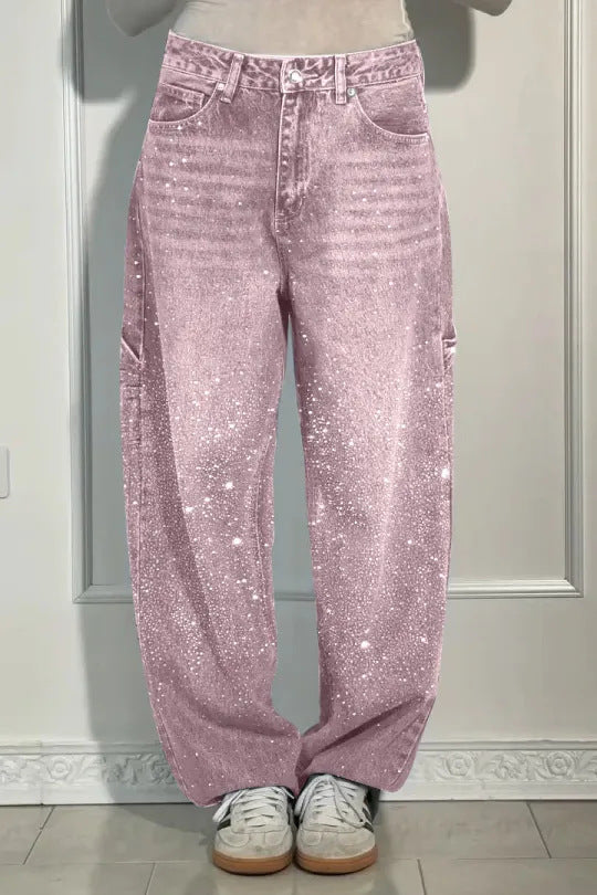 Amoria™ | Jeans ornés de bijoux fantaisie
