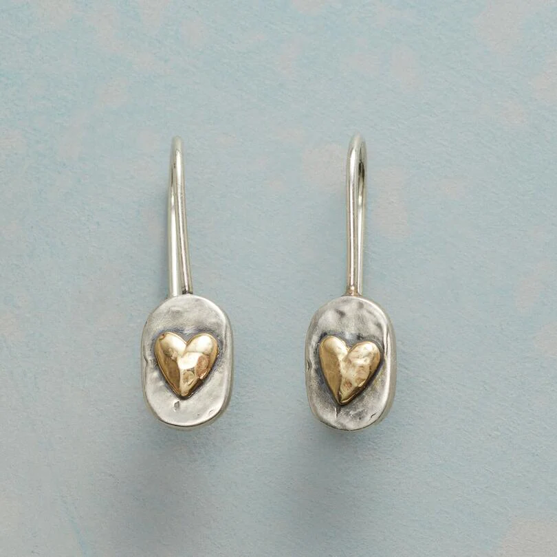 Siena™ | Boucles d’oreilles cœur en argent et or