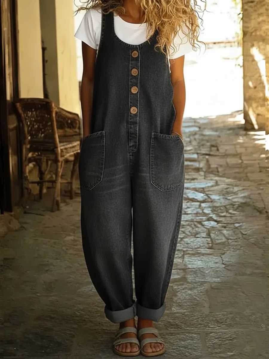 Aurore™ | Combinaison en jean 7/8