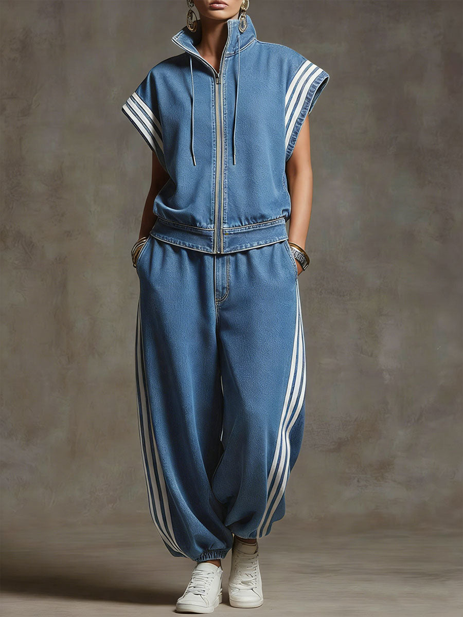 Emilia™ | Ensemble denim 2 pièces
