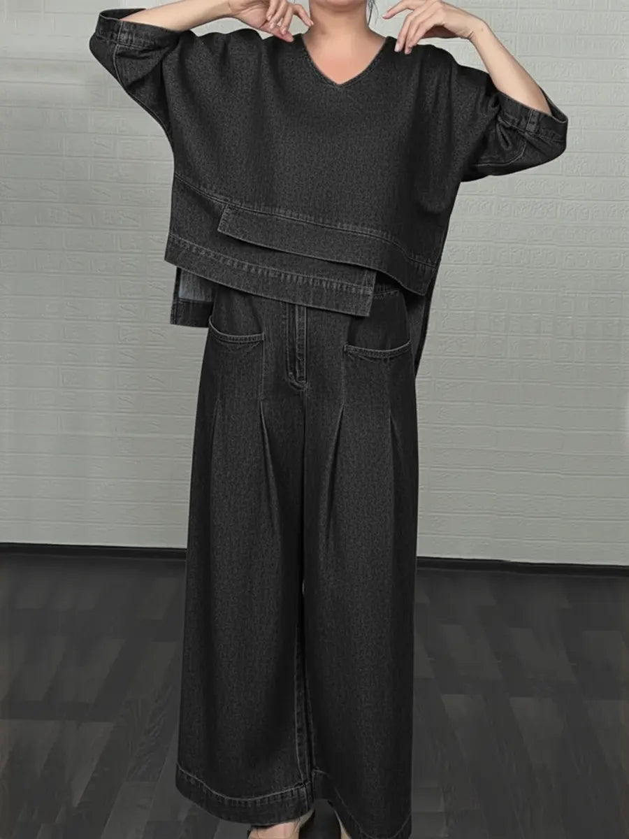 Samira™ | Ensemble denim 2 pièces