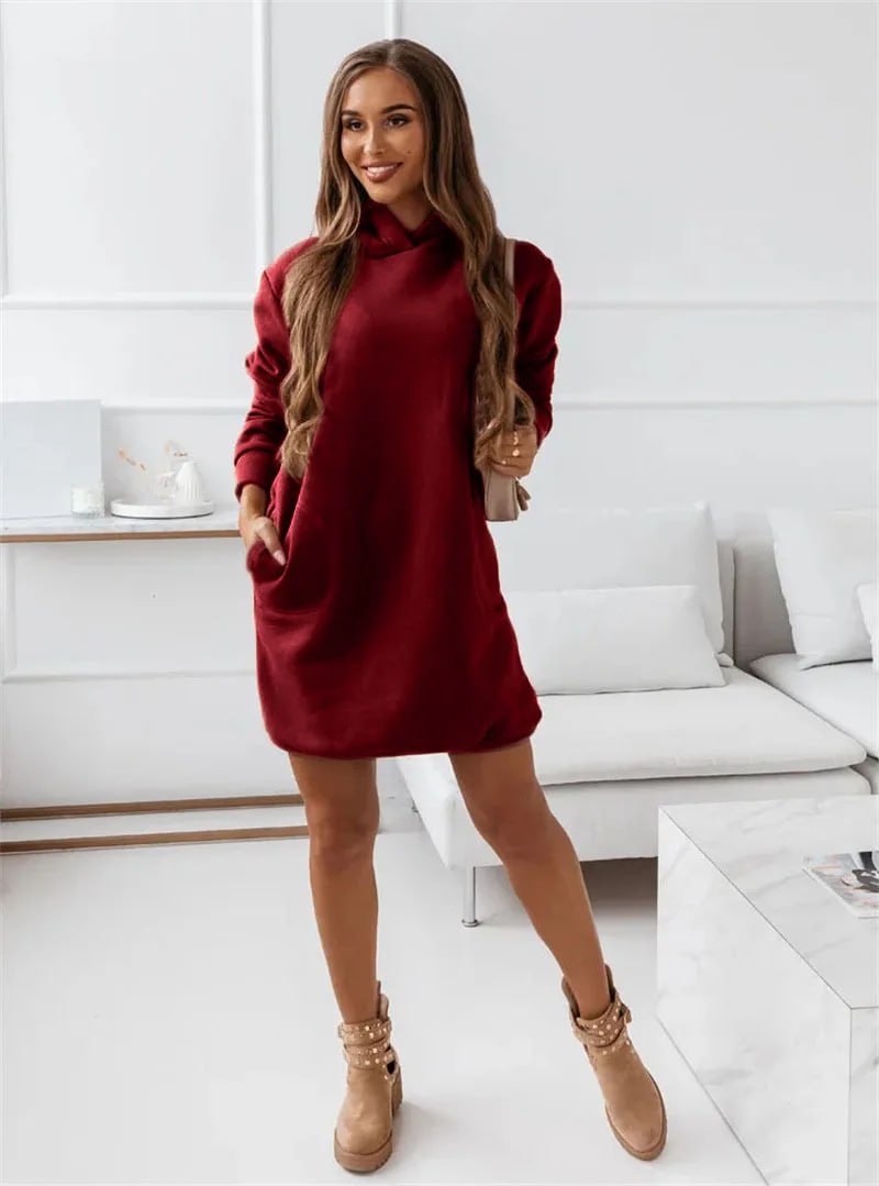 Brielle | Midi-Kapuzenkleid