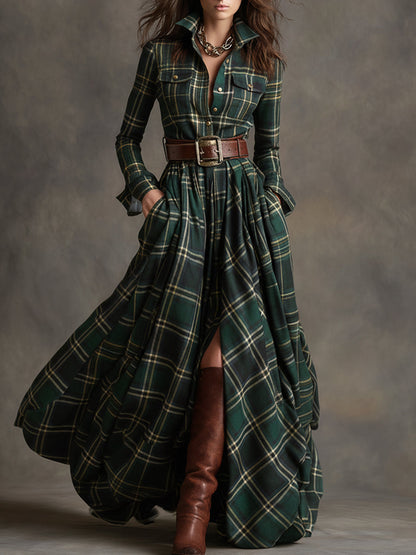 Cheryl™ | Elegantes und klassisches Hemdblusenkleid