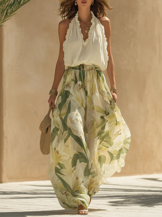 Alessandra™ | Ensemble mousseline Lilium