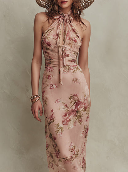 Lia™ | Robe maxi fleurie en chiffon