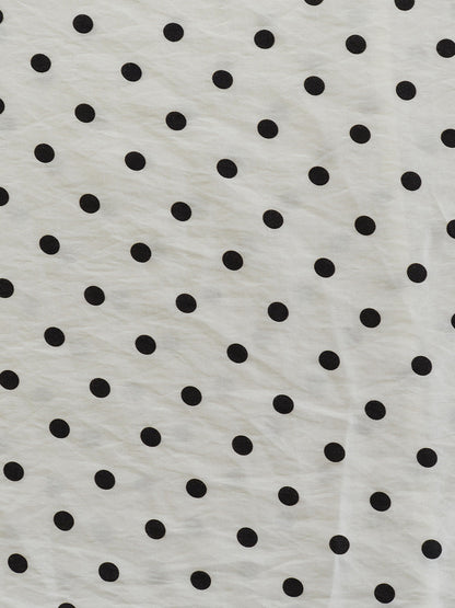 Charlotte™ | Robe à col drapé à pois