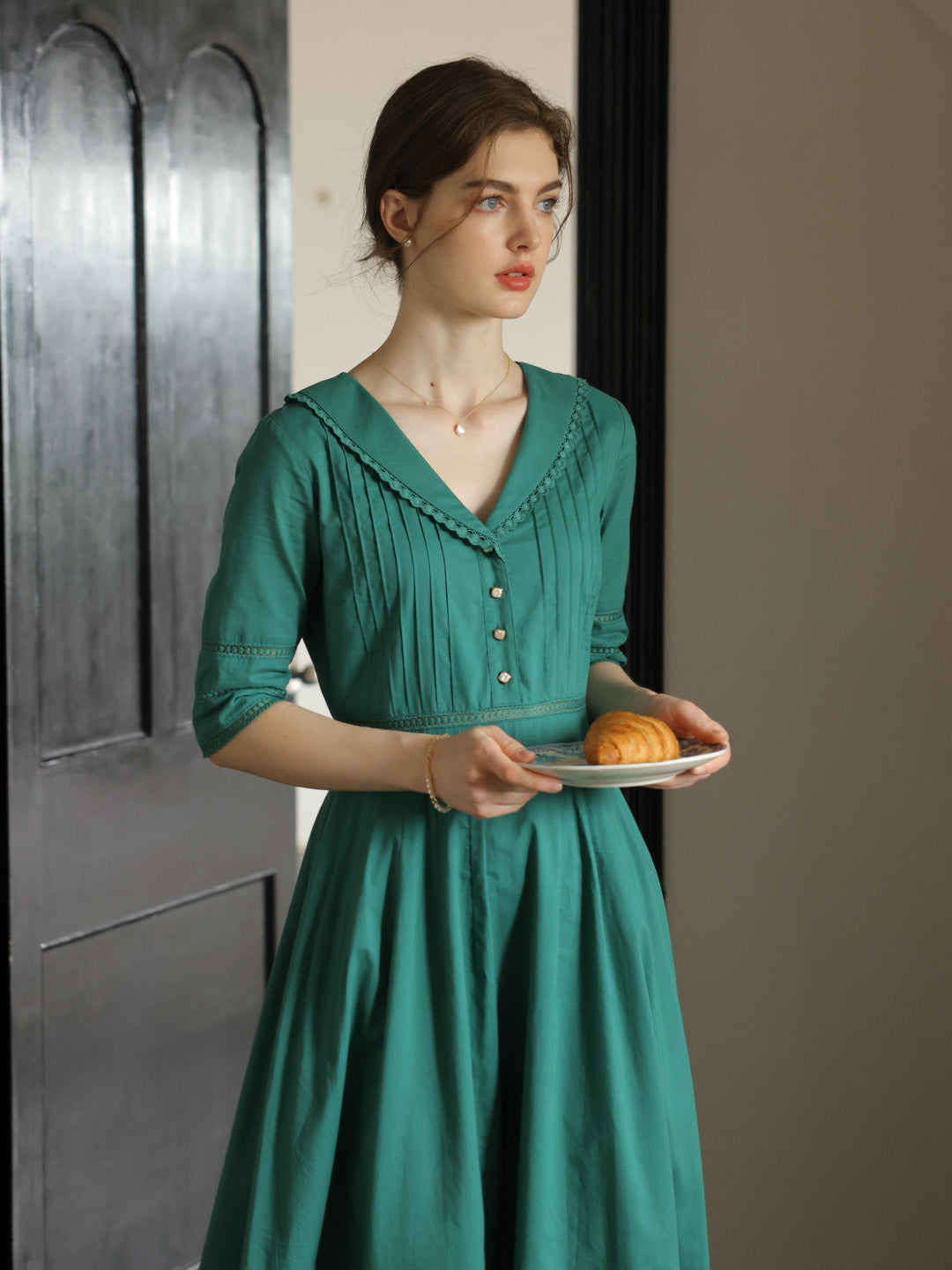 Juliette™ | Robe midi en coton