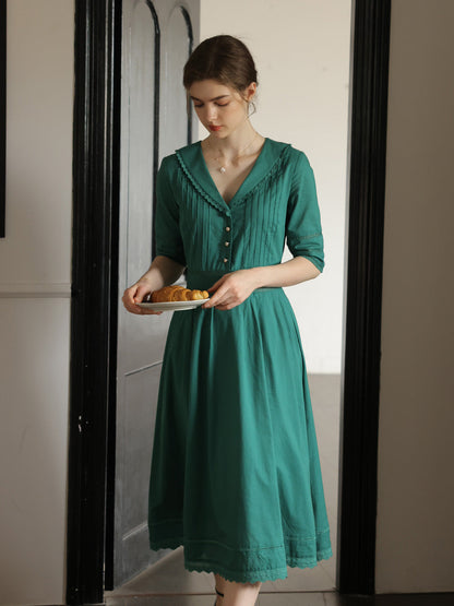 Juliette™ | Robe midi en coton
