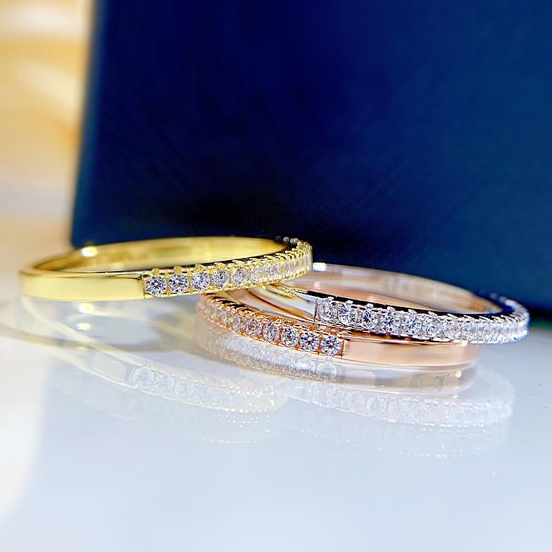Wafae™ | Bague d’alliance empilable en argent 925