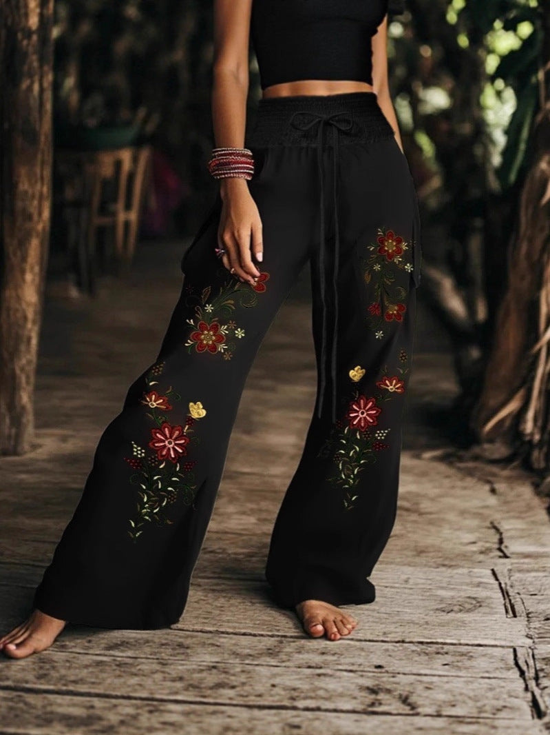 Floral™ | Pantalon décontracté à imprimé floral