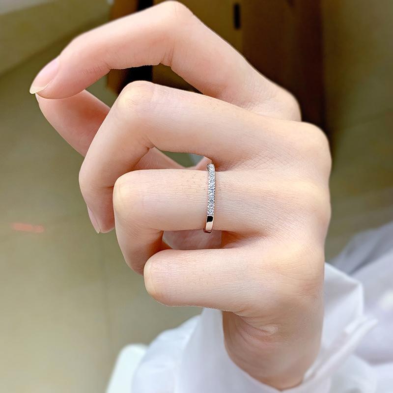 Wafae™ | Bague d’alliance empilable en argent 925